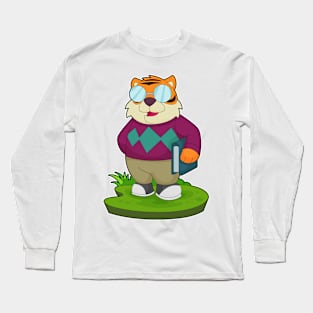 Tiger Pensioner Book Long Sleeve T-Shirt